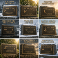Plaque commémorative en relief 3D Acrylique + Alliage d'aluminium + Acier inoxydable Taille personnalisée pour usage personnalisé