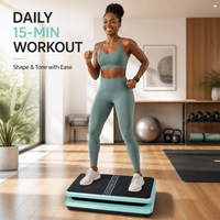 Plateforme vibrante à profil bas pour la maison et les studios de bien-être, machine de fitness multi-vitesses pour l'exercice debout, vente en gros