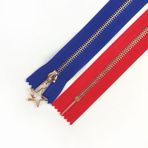 Deepeel-cremalleras <span class=keywords><strong>de</strong></span> decoración, accesorios <span class=keywords><strong>de</strong></span> costura, colgante <span class=keywords><strong>de</strong></span> estrella, <span class=keywords><strong>cremallera</strong></span> <span class=keywords><strong>de</strong></span> extremo cerrado, ZA057 3 #15/20/25/30cm - Product Image 2