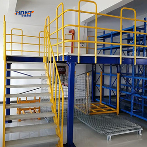 CE ve ISO Sertifikalı Çelik Korozyona Dayanıklı Toz Boyalı Asma Kat Yüksek Yük Kapasitesi Fabrika Kullanımına Uygun Özelleştirilebilir - Product Image 4