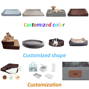 Cama ortopédica de espuma viscoelástica impermeable de lujo para perros grandes, camas y accesorios para mascotas - Product Image 2