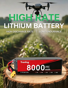 Baterai LiPo RC 3S 11.1V 8000mAh 60C untuk Pesawat RC Helikopter Quadrotor Mobil Kapal Pesawat Paket Baterai Lithium Ion 3S - Product Image 2