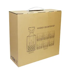 NOVARE Élégant Coffret de 5 Verres à Vin Carrés Gravés de 750 ml avec Bouchon en Verre Transparent – Cadeaux d'Affaires - Product Image 4