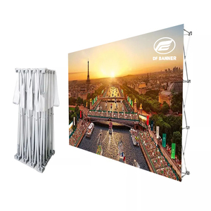 10ft xách tay Kệ ráp triển lãm thương mại hiển thị thiết bị Pop Up Backdrop hiển thị cho đám cưới và triển lãm thương mại - Product Image 1