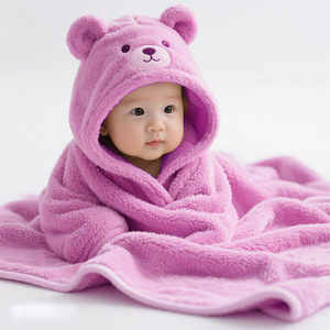 Serviette <span class=keywords><strong>de</strong></span> <span class=keywords><strong>bain</strong></span> à capuche en tissu <span class=keywords><strong>de</strong></span> bambou doux et écologique pour <span class=keywords><strong>bébé</strong></span>, pour la salle <span class=keywords><strong>de</strong></span> <span class=keywords><strong>bain</strong></span> - Product Image 3