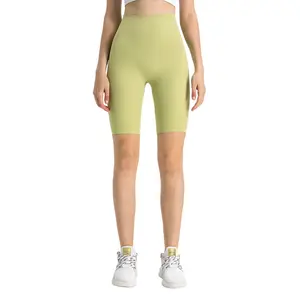 SPR bande de dessin côtelée 3D micro pression fesse levage taille haute lulu yoga pantalon pas de T rétraction abdominale lulu shorts de sport