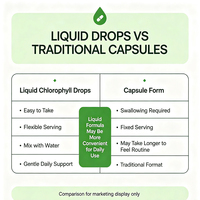 Gouttes de chlorophylle OEM, compléments naturels, chlorophylle liquide végétalienne, perte de poids, soutien digestif