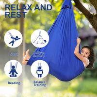 Hamac de compression pliable en nylon, balançoire sensorielle pour enfants autistes, utilisation intérieure et extérieure
