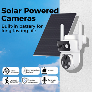 Caméra solaire PTZ 4G 6MP ZCVISION, prix d'usine, détection de mouvement PIR, vision nocturne couleur, caméra de sécurité sans fil pour extérieur - Product Image 6