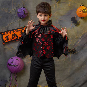 Capa <span class=keywords><strong>de</strong></span> calabaza para actuación <span class=keywords><strong>de</strong></span> Halloween, juego <span class=keywords><strong>de</strong></span> bruja, vampiresa, niño, fiesta - Product Image 5