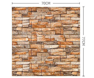 Self-Adhesive Peel and Stick 3D <strong>Brick</strong> Wall Stickers Modern PE Foam Waterproof Wall Panels Home Decoration Wallpaper <strong>Sheets</strong> - Product Image 2