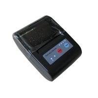 Printer Ponsel Termal 58mm Mini Saku Genggam Nirkabel Printer Struk Logo Kulit Sabuk 2 inci Printer Struk Kecil