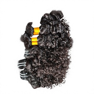 Extensions de cheveux indiens bouclés Remy de 14 pouces, 12A, vierges, provenant d'un seul donneur, en lots - Product Image 1