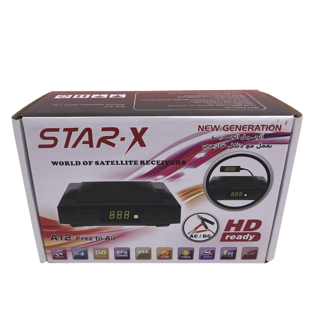 Star X A5 A12 DVB S with Arabic Program and Arabic Channels Inside