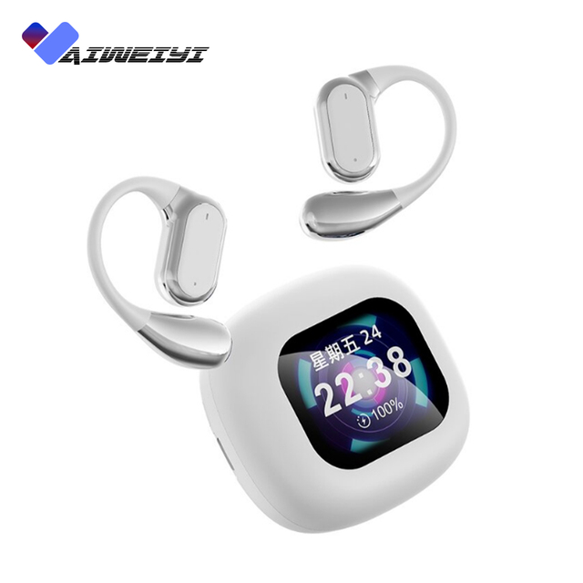 Q18 Earbuds Long-Lasting High Quality Wireless Sports Earbuds HiFi Stereo Sound Earbuds with Touch Screen
