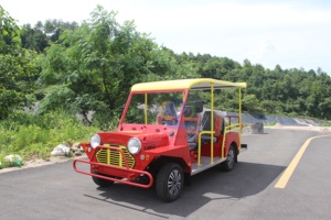 Mini Moke électrique 20 kW de puissance de pointe, carrosserie tout aluminium antirouille, homologué CEE UE avec COC, véhicule professionnel pour <span class=keywords><strong>location</strong></span> en station balnéaire - Product Image 4