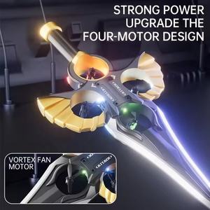 Drone <span class=keywords><strong>Telecomandato</strong></span> con Doppio Controllo e Spada Laser Luminosa, Rotazione a 360 Gradi, Aeroplani in Schiuma - Product Image 4