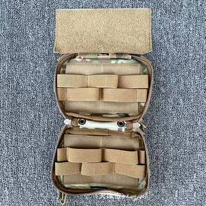 Riñonera Táctica Molle de Nylon con Cierre de Cremallera, Bolsa Multifuncional Impermeable para Cargadores, para Pecho y Cintura, EDC - Product Image 5