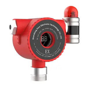 Промышленный стационарный детектор горючего метана 0-100% LEL с панелью управления