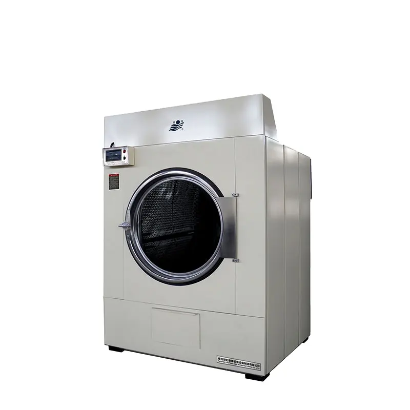 50kg fully automatic and energy efficient laundry and industrial tumble cloth and dryer