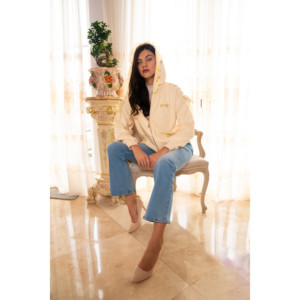 Brangio Vintage Lace-Trimmed Hooded <b>Zip</b>-<b>Up</b> <b>Jacket</b> - Product Image 6