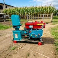 Nouvelle machine à granulés rotative à moteur diesel pour broyage de maïs et de paille, granulateur domestique de particules d'aliments pour animaux