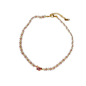 Nuova Collana in Stile Cinese con Ciondolo a Farfalla Intrecciato a Mano, Elegante e Raffinata, con Perle Imitazione <span class=keywords><strong>Swarovski</strong></span>, Versatile per Uso Quotidiano - Product Image 5