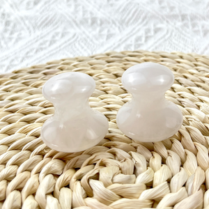 Outil de Massage <span class=keywords><strong>Guasha</strong></span> Champignon en Pierre de Jade Naturelle Populaire, Cristal de Jade Blanc, Soin du Visage en Pierre Précieuse Gua Sha Champignon - Product Image 5