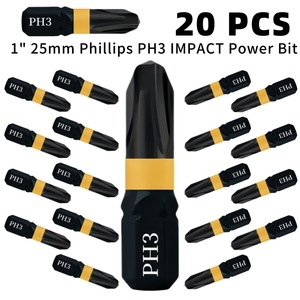 Kezhide Impact Screwdriver Bit 25mm Ph3 Steel Hex Shank For Impact Driver Power Tool Accessories - Product Image 4