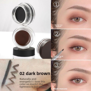 Eyeliner <span class=keywords><strong>en</strong></span> <span class=keywords><strong>gel</strong></span> de haute qualité, imperméable, anti-bavures, mat, tenue 24 heures, texture crémeuse, longue durée, OEM chimique et minéral - Product Image 4