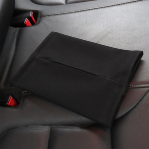 Caja de Almacenamiento Multifuncional para Auto de Gamuza, Bolsa para Pañuelos para Reposabrazos y Respaldo de Asiento, Caja para Pañuelos para Visera Solar - Product Image 6