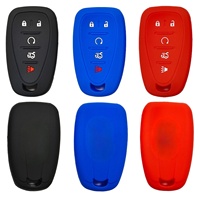 Étui de clé de voiture en silicone haut de gamme, sac de clé de voiture pour Chevrolet Malibu XL, télécommande 5 boutons, Explorer, Equinox