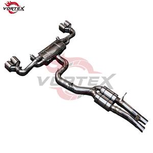 Système d'échappement Catback Vortex haute performance en acier inoxydable SS304 avec soupape électronique, finition polie miroir, sur mesure pour AUDI TTRS 2.5T 2009-2015 Racing - Product Image 3