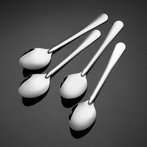 <span class=keywords><strong>Cuillère</strong></span> à dîner <span class=keywords><strong>en</strong></span> acier inoxydable de qualité alimentaire, légère, <span class=keywords><strong>en</strong></span> <span class=keywords><strong>métal</strong></span> <span class=keywords><strong>argenté</strong></span>, pour la maison, l'hôtel et le restaurant, vente <span class=keywords><strong>en</strong></span> gros - Product Image 3