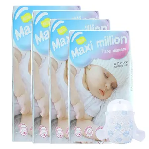 Hot Sale Baby Manufacture Wholesale Cotton Disposable Diaper Of Soft Newborn Baby
