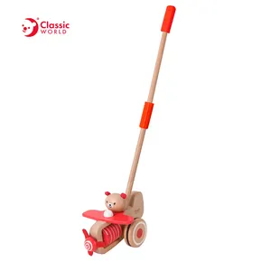 木制推拉活动步行玩具可可飞机，独特的木制玩具幼儿在线商店