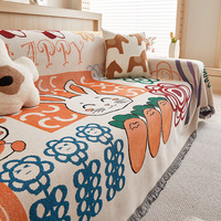 Plaid tissé haut de gamme au design moderne, taille et couleur personnalisables, utilisation toutes saisons, pliable et portable