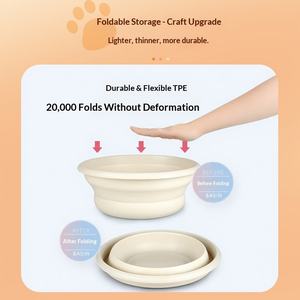 Recipiente Plegable Portátil para <span class=keywords><strong>Perros</strong></span> y Gatos, para Comer y Beber al Aire Libre - Product Image 4