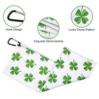 Vente chaude Serviette De Golf Motif Personnalisé Logo Microfibre Gaufre Serviette De Golf Avec Clip