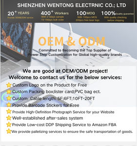 240V Compact <b>Power</b> <b>Strip</b> LED Indicator Dual <b>USB</b>-<b>C</b> Surge Overload Protection 6 Outlets <b>Travel</b> Essential Home Use Extension Socket - Product Image 4