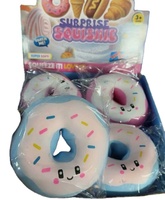 Nouveau produit 2026 : Jouet anti-stress géant en forme de beignet, jouet de décompression alimentaire simulé, jouet à presser, jouet souple, grande balle anti-stress