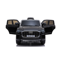 Voiture électrique Q8 sous licence, alimentée par batterie, pour enfants de 2 à 4 ans, télécommandée, unisexe, jouet en plastique élégant