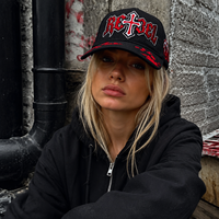 Topi Dad Hat Bordir 3D OEM ODM 100% Katun MOQ Rendah, Laris Manis, dengan Mockup Gratis untuk Acara Musik, Grosir