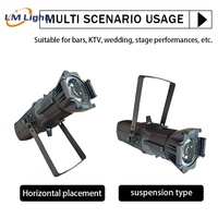 200w 300w DMX contrôle Zoom imagerie projecteur ellipsoïdal Led Leko lumière COB Led profil Spot Cool chaud/blanc pour lumière de scène