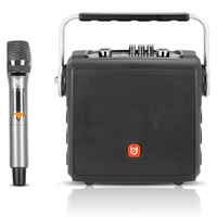 Mini haut-parleur portable avec radio FM, rechargeable par USB, boombox sans fil