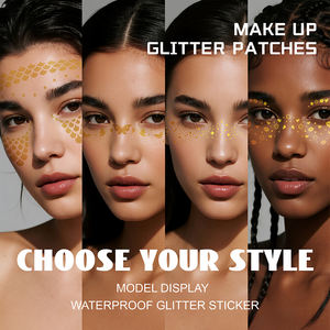 GP частный логотип лицо блестящие веснушки Татуировки Временный макияж патчи милые сверкающие блестящие веснушки наклейки для женщин детей - Product Image 2