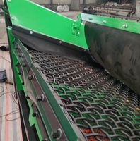 Cribleuse de surface pour compost, sable et roches, vibrante, électrique 380/220V, moteur 0.5KW/14KN, 22 m³/h