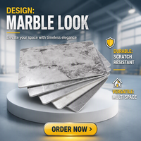 Solution Complète : Plaque de Marbre SPC 3mm avec Service de Modélisation 3D pour la Décoration de Centres Commerciaux