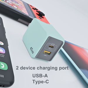 Caricabatterie Super Veloce 45W Portatile con Spina Intercambiabile US EU AU per Ricarica Rapida <span class=keywords><strong>Samsung</strong></span> <span class=keywords><strong>Galaxy</strong></span> S24 <span class=keywords><strong>S23</strong></span> Ultra - Product Image 4