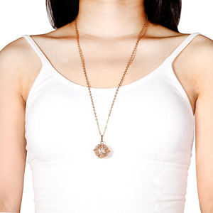 Colgante de collar con jaula hueca abrible, de cobre galvanizado, tipo medallón, para perlas Edison, joyería personalizada DIY, regalo para mujer - Product Image 5